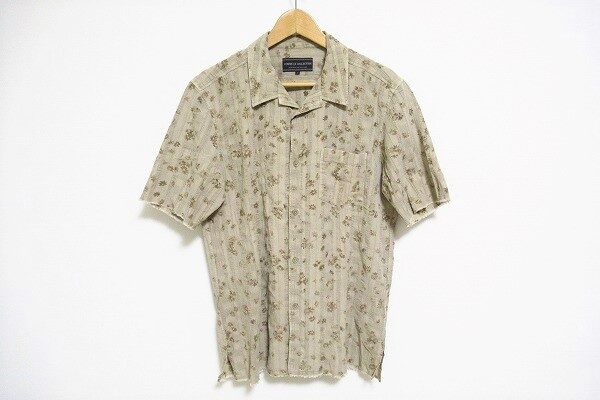 上品な柄が見事なコムサコレクションの半袖シャツを買取しました