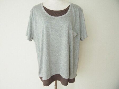 優しくもスッキリ着られる アズノウアズオオラカのカットソーを買取しました