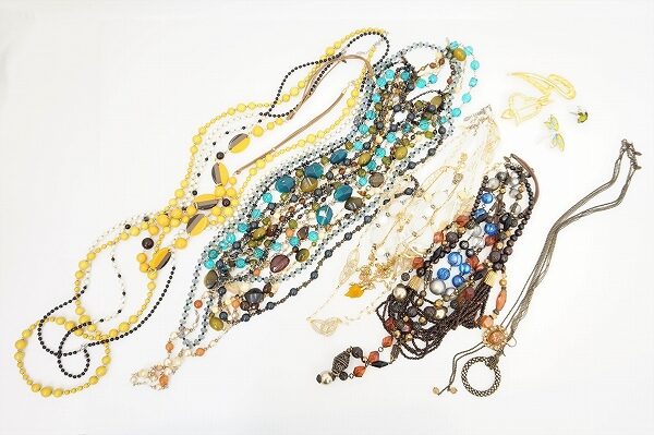 【お買取】繊細な輝き レリアン ネックレス ブローチ ピンブローチ セット おまとめ 25点