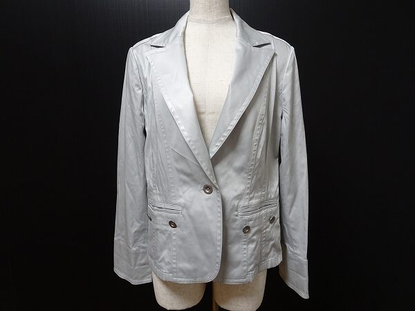 グレー×艶やかさが魅力的 レリアンのジャケットを買取しました