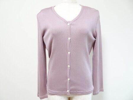 やわらかなパープルが上品 スキャパのアンサンブルを買取しました