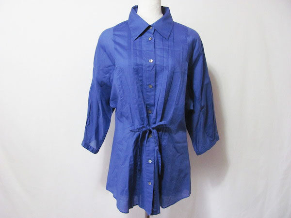 見とれるブルーがポイント モディファイのチュニックを買取しました