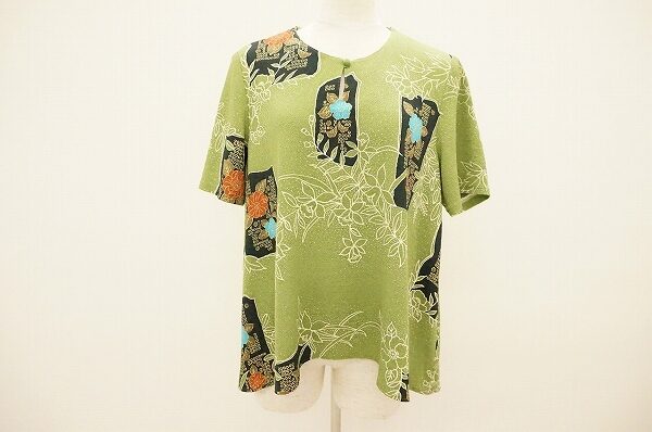 品のあるグリーンに見とれる 詩仙堂のカットソーを買取しました