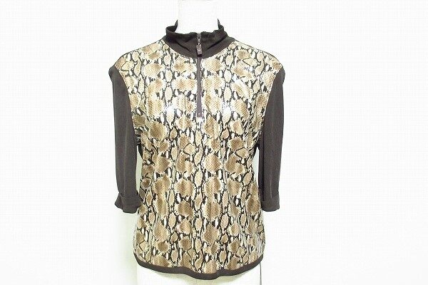 個性を出したいなら！伊太利屋 パイソン柄 カットソーを買取しました