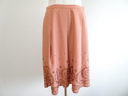 落ち着いたオレンジが素敵なギャラリービスコンティのスカートを買取しました