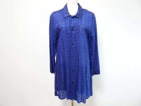 ロイヤルなブルーのブラウス ケイハヤマ プラスのアイテムを買取しました