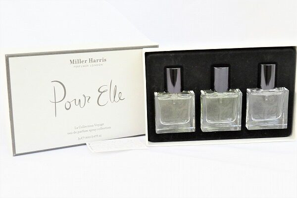 3点セットでお得感も満載 ミラーハリスのオーデパルファム 3点セットを買取しました