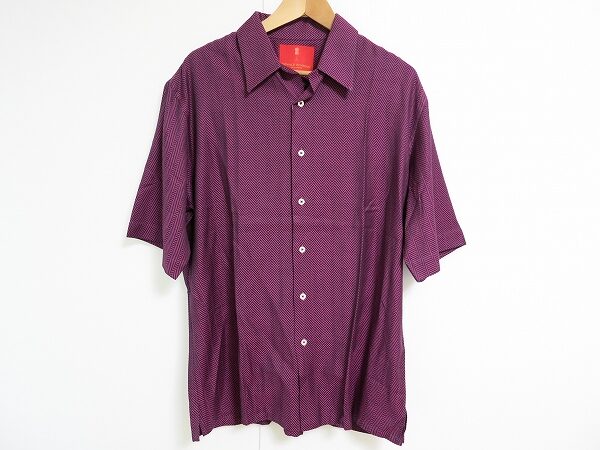 上質な赤紫にパワーをもらえる オズワルドボーテングの半袖シャツを買取しました