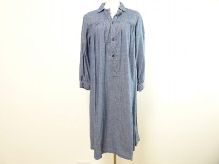 シックなブルーが素敵 オムニゴッドのワンピースを買取しました