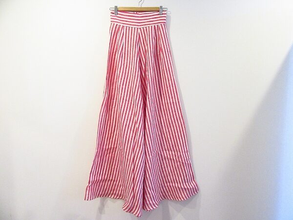 軽すぎないストライプが素敵 ジョハンナオーティズのフレアパンツを買取しました