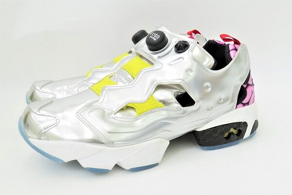 シルバー×ピンク×イエローでがつんと気合の入る リーボックのスニーカーを買取しました