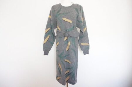 グレー×イエローのマッチ具合が素敵 マダムハナイのワンピースを買取しました