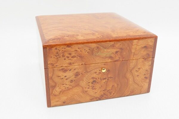 木目が程よく渋い ブレゲのボックスを買取しました