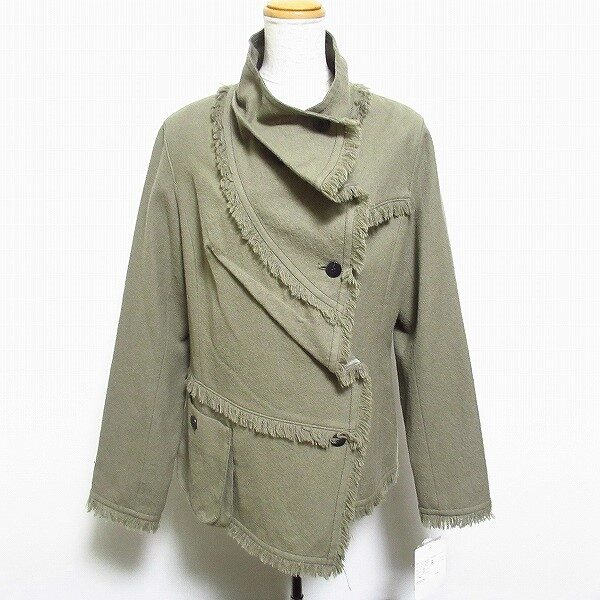 優しいカーキで使用しやすい ティービーセンソユニコのジャケットを買取しました