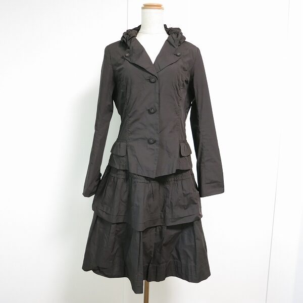 フリル×ブラウンのバランスが素敵 ヒロココシノのセットアップを買取しました