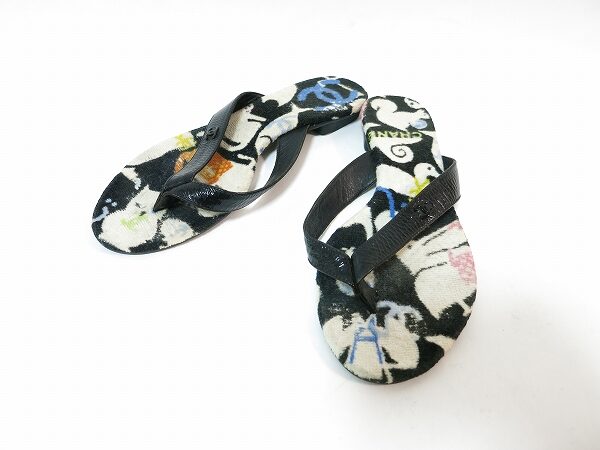 軽いのに豪華さは満点！シャネルのビーチサンダルを買取しました