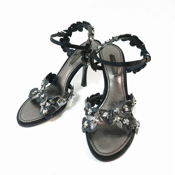 さりげない花モチーフが上品 ルイヴィトンのサンダルを買取しました