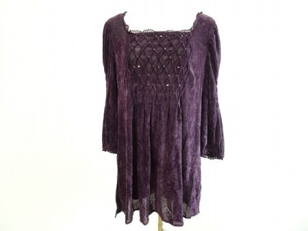 濃紫×レースがカッコ可愛い 伊太利屋のチュニックを買取しました