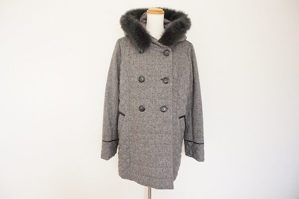 レリアンのフード付きカジュアルコートを買取させて頂きました