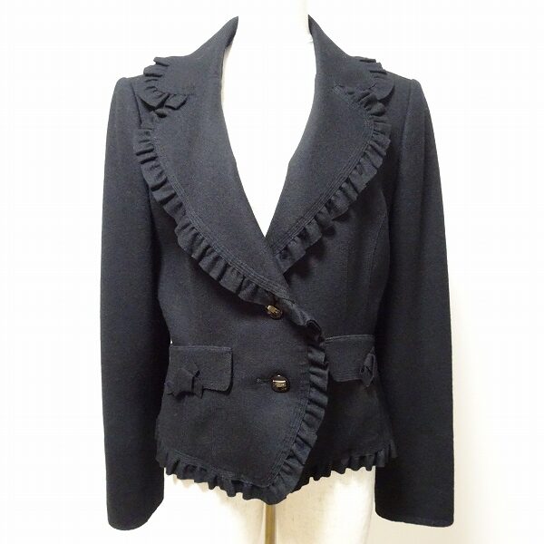 派手過ぎないフリルが光る マダムジョコンダのジャケットを買取しました