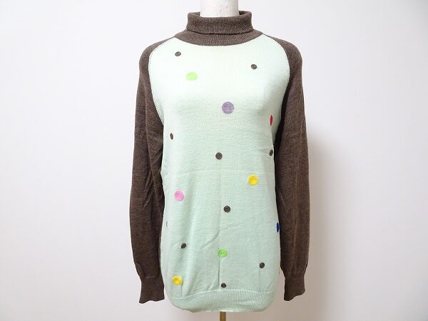 まるでチョコミント？トクコのニットを買取しました