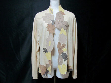 カジュアルな葉っぱがレア ヨーガンレールのカーディガンを買取しました