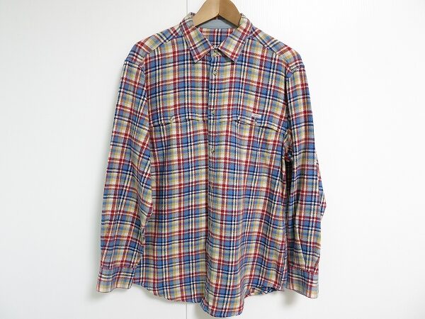 パキッとした色合いが豪華 パパスの長袖シャツを買取しました