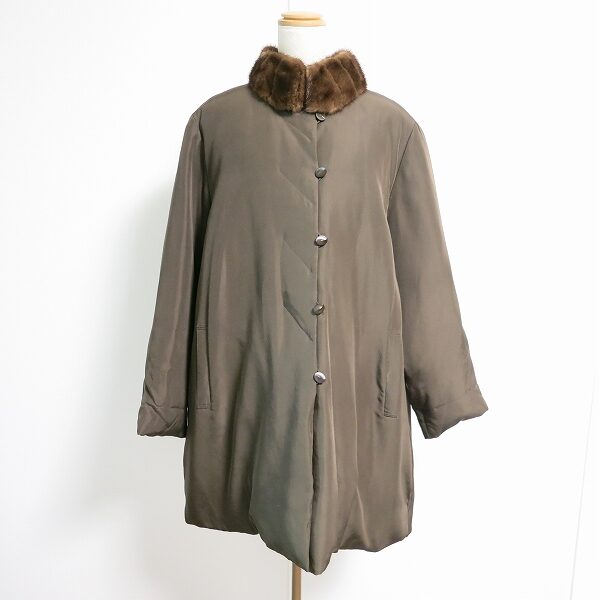 ミンクファーが温かみを与えてくれる レリアンのコートを買取しました