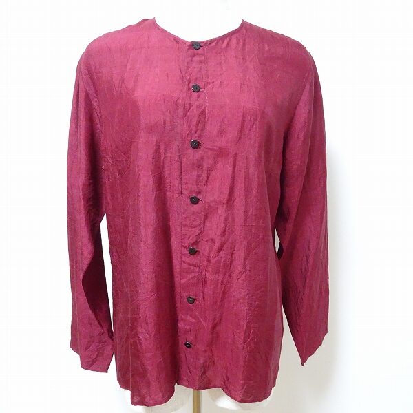ふんわりボルドーが上品 ヨーガンレールのブラウスを買取しました