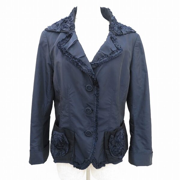 サテンでエレガントさアップ！ユキコハナイのジャケットを買取しました