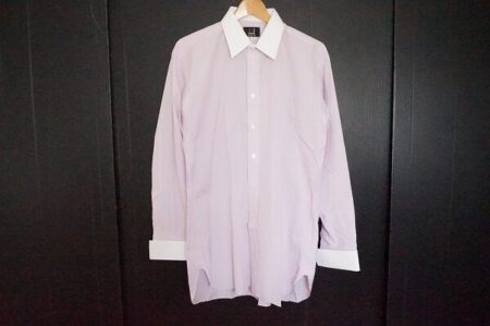 清潔感あるピンクでさらりと決める ダンヒルのワイシャツを買取しました