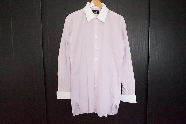 清潔感あるピンクでさらりと決める ダンヒルのワイシャツを買取しました