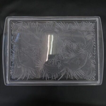 気持ちもいい意味で静まる ラリックのクリスタルガラスのトレイを買取しました
