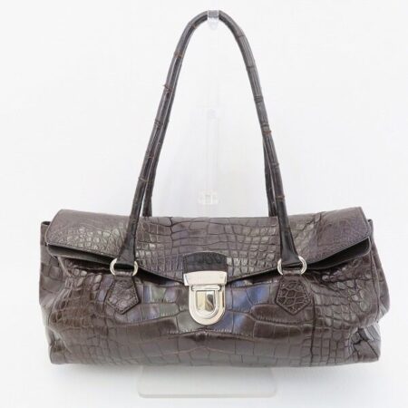 シンプルなのにラグジュアリー プラダのハンドバッグを買取しました