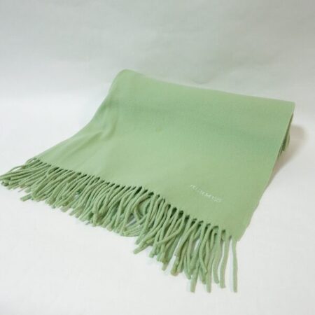 気持ちを落ち着かせてくれるグリーンが素敵なエルメスのストールを買取しました