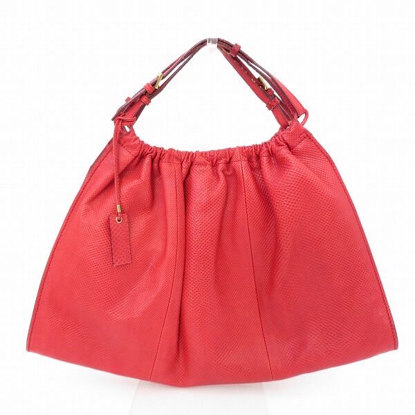 コーデのアクセント！グッチの赤いハンドバッグを買取させて頂きました