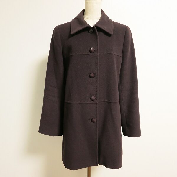 シンプルなのにこだわりあるデザインがおしゃれ レリアンのコートを買取しました