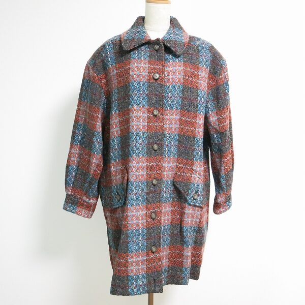 キュートでおしゃれなチェック モスキーノのコートを買取しました