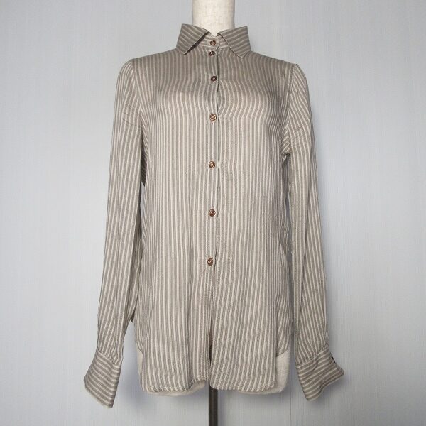 さっぱりしたストライプがハンサム アルマーニコレッツォーニのシャツを買取しました