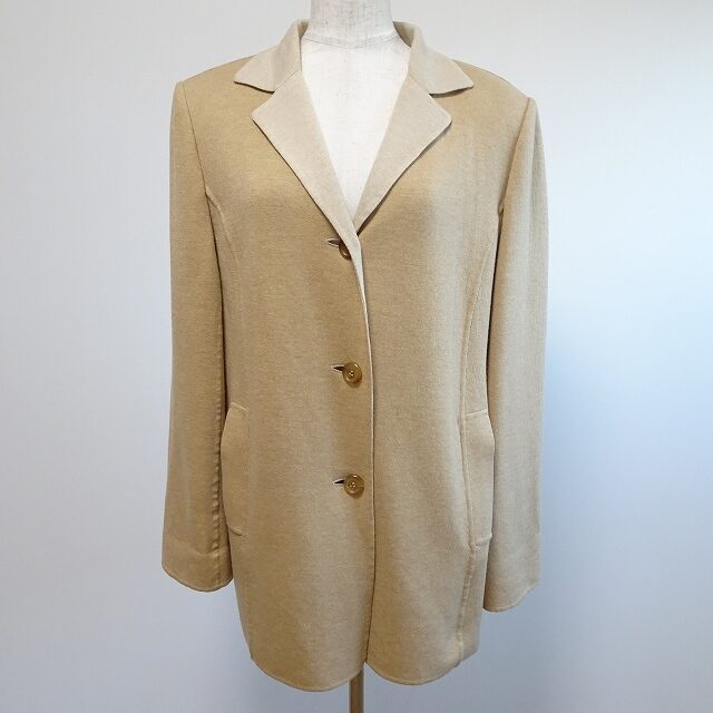 堅すぎないデザインがいい エルミダのジャケットを買取しました