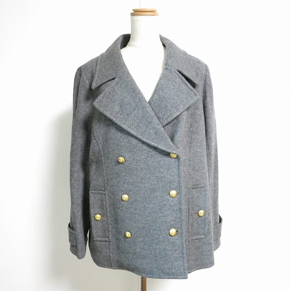 大きめサイズ13+のグレーのコートを買取!レリアン