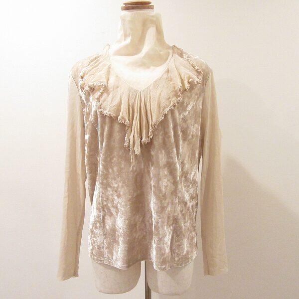 ベロアが眩しい ヒロコビスのカットソーを買取しました