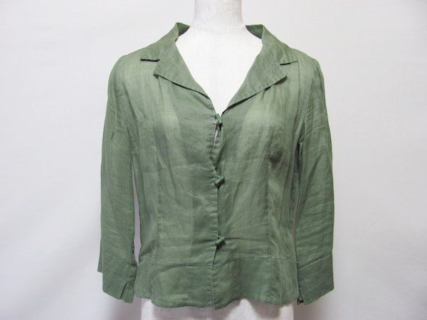 味わいあるカーキに魅了 シビラのジャケットを買取しました