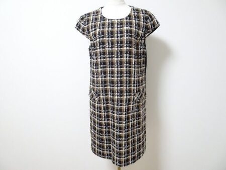 クールなツイードで大人おしゃれに！レリアンのワンピースを買取しました