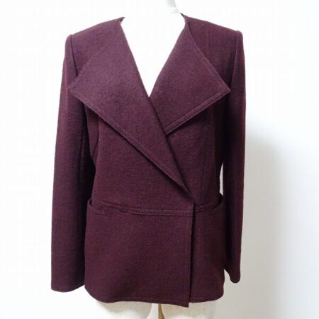 どこかホッとするボルドーが素敵すぎる！ハナエモリのジャケットを買取しました