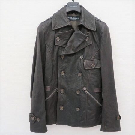 カッコよさが際立つ ドルチェ＆ガッバーナのレザージャケットを買取しました