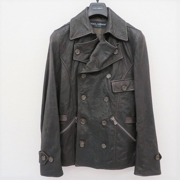 カッコよさが際立つ ドルチェ＆ガッバーナのレザージャケットを買取しました
