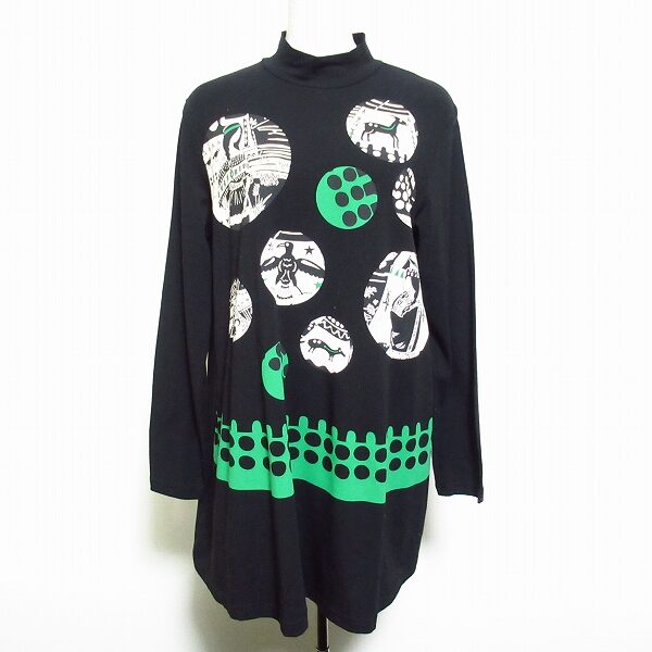 黒×独特のプリントがマッチ トクコのハイネックを買取しました