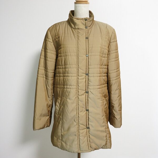 レリアンの上品な中綿のベージュコートを買取させて頂きました