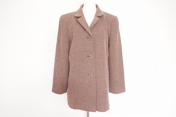 ピンクにちかいブラウンが素敵 レリアンのジャケットを買取しました
